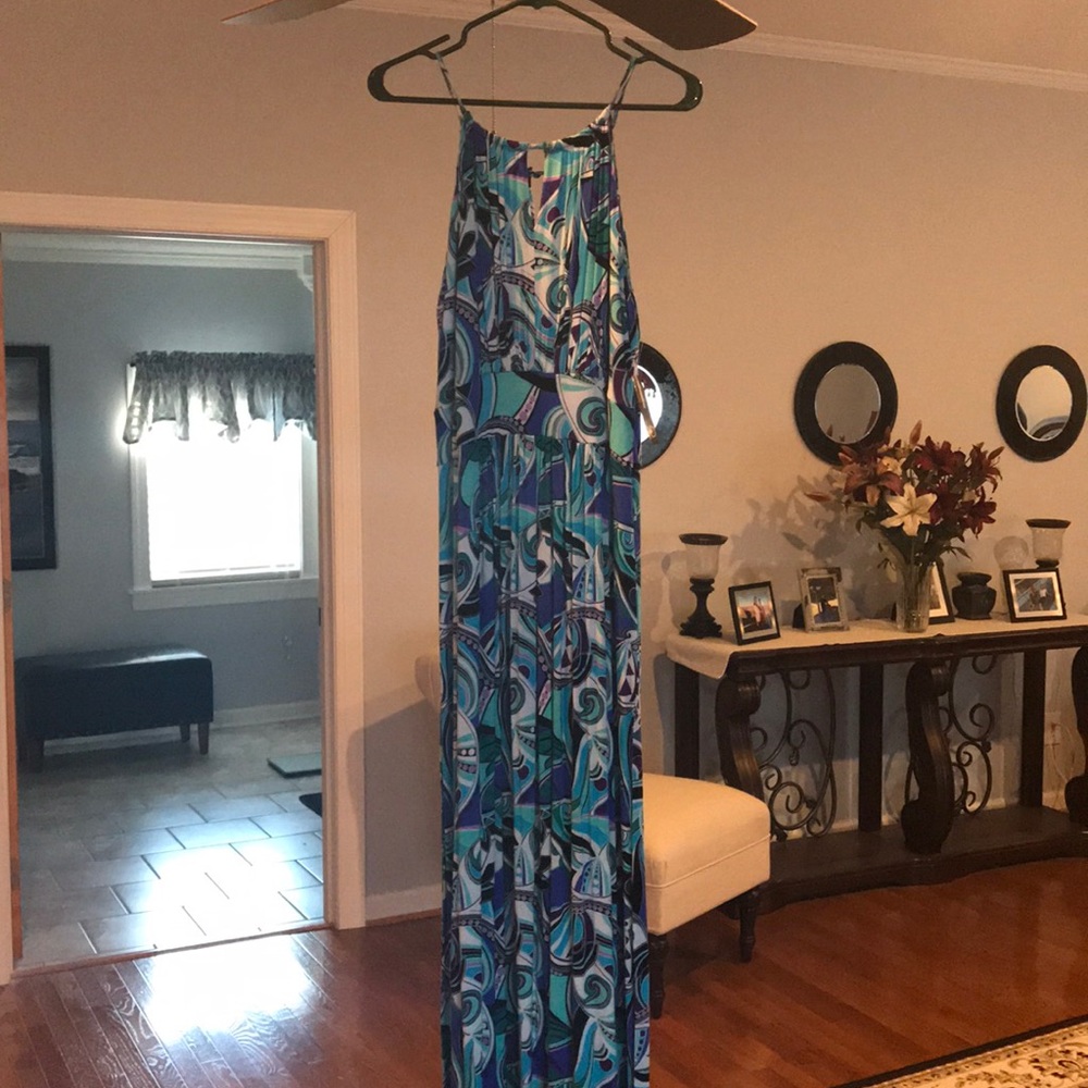 A multicolor sundress